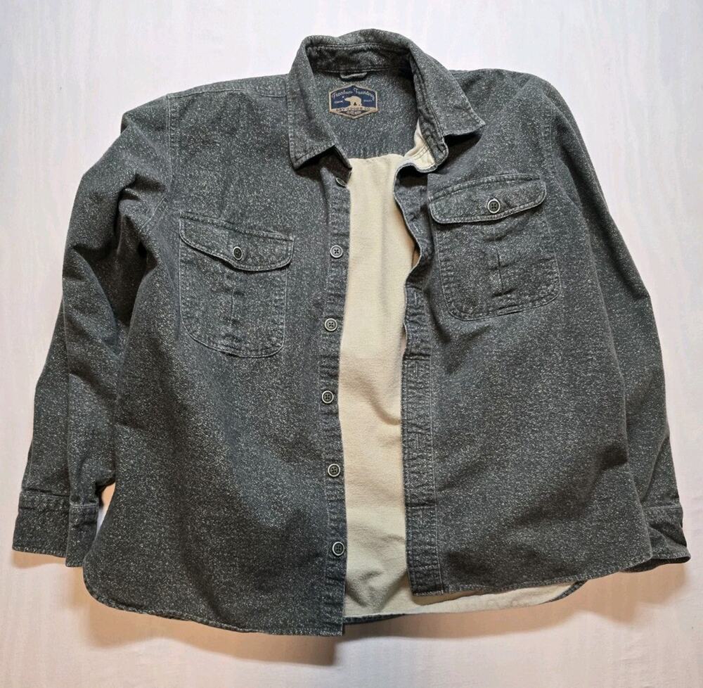 Freedom Foundry Flannel shirt Speckled Green